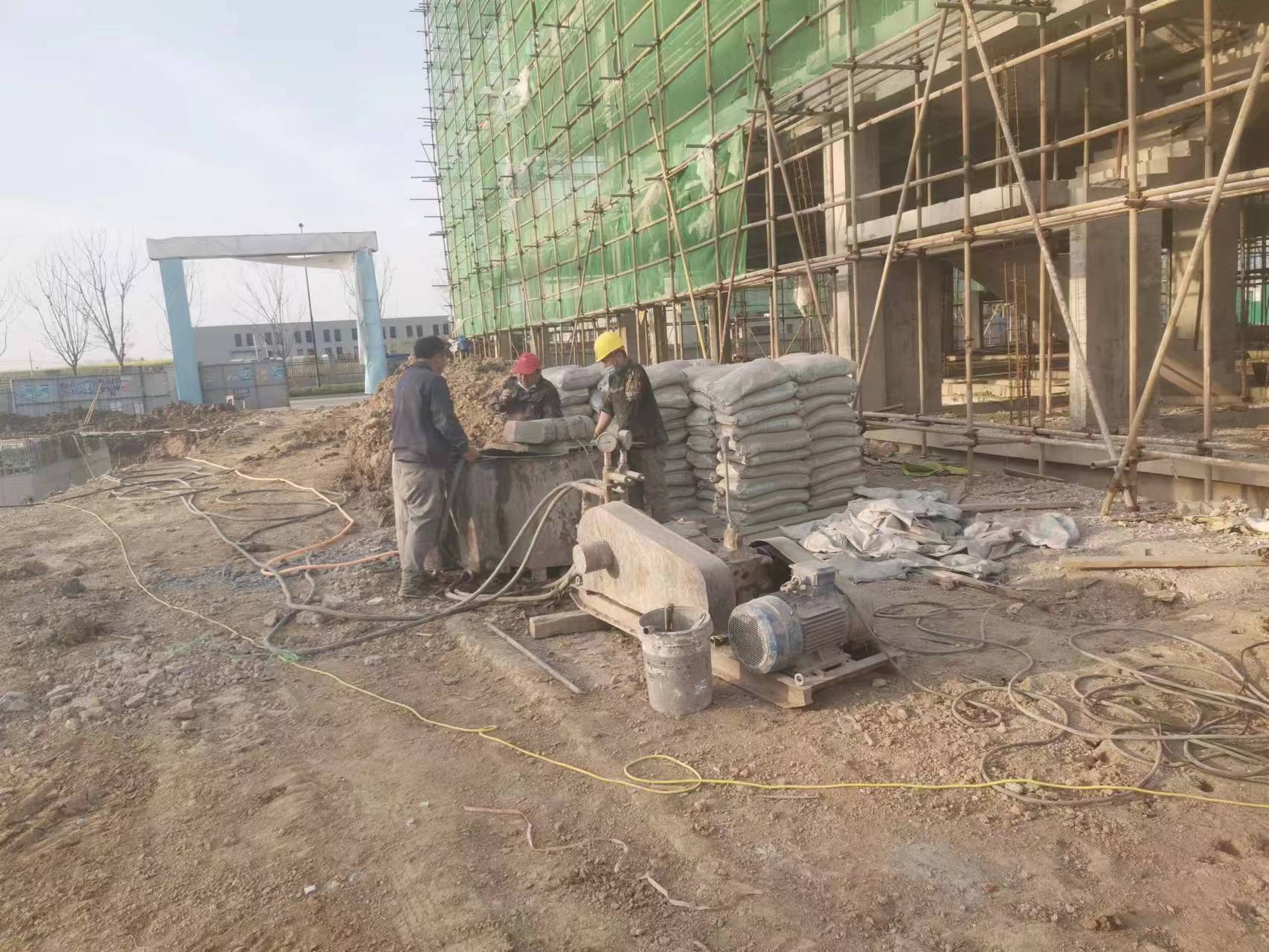 汉南别墅下沉注浆